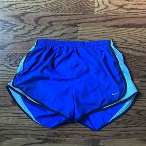 blue nike shorts